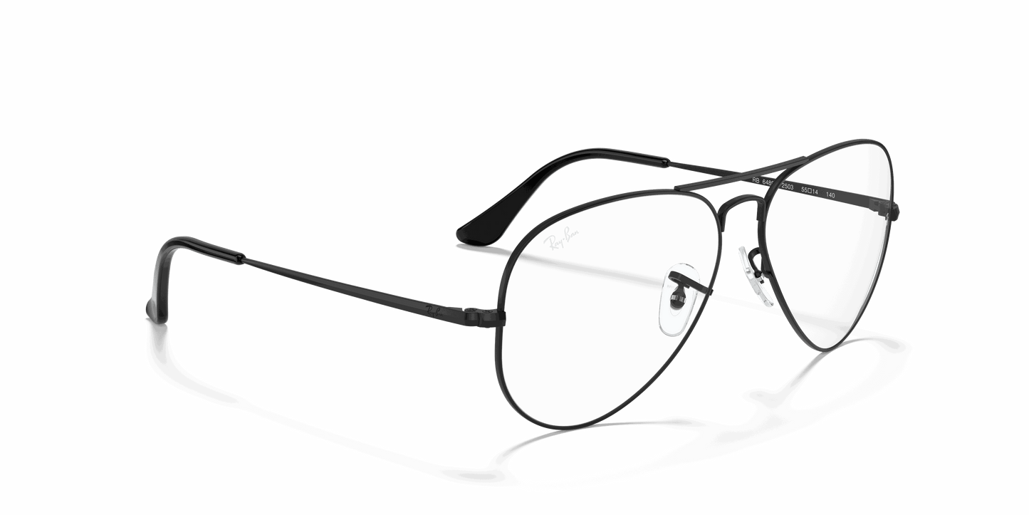 [Clear Lenses, Matte Black Frame]