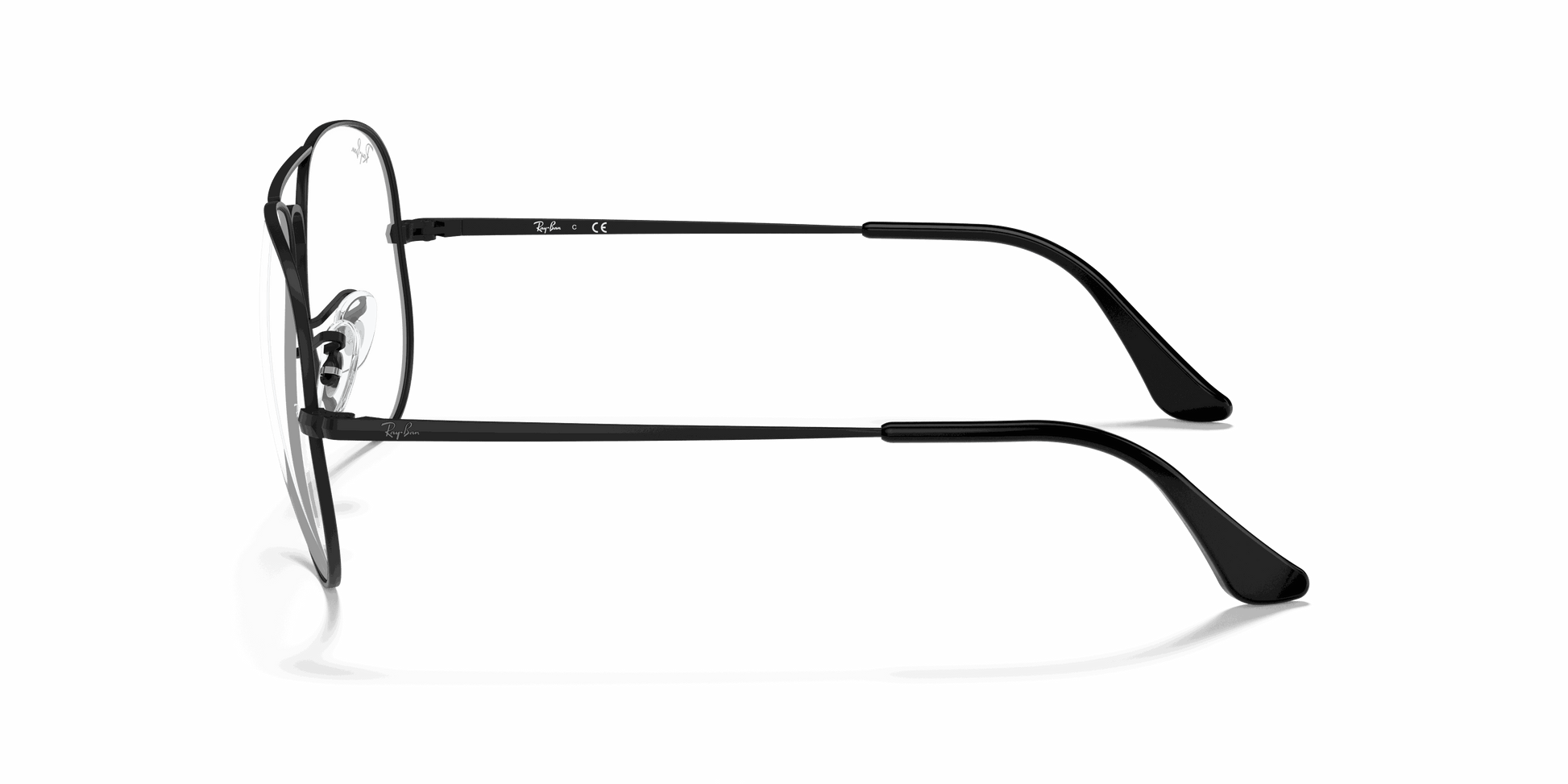 [Clear Lenses, Matte Black Frame]