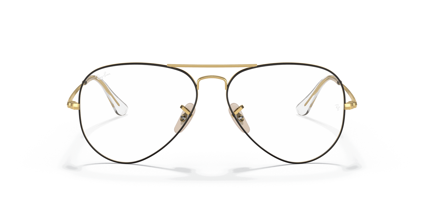 [Clear Lenses, Matte Gold Frame]