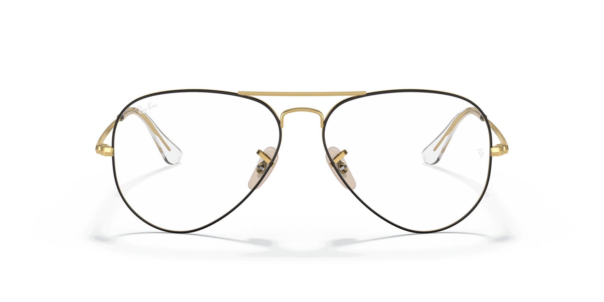 [Clear Lenses, Matte Gold Frame]