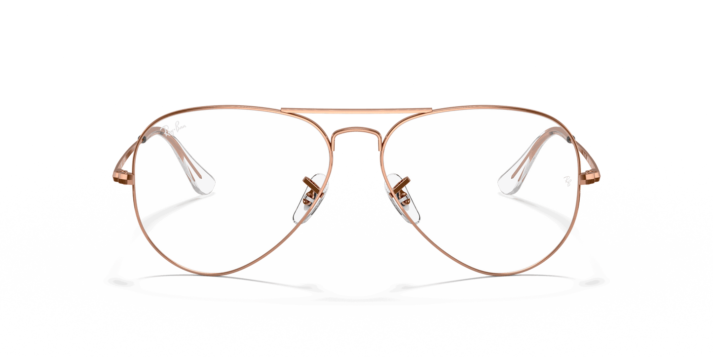 [Clear Lenses, Polished Rose Gold Frame]
