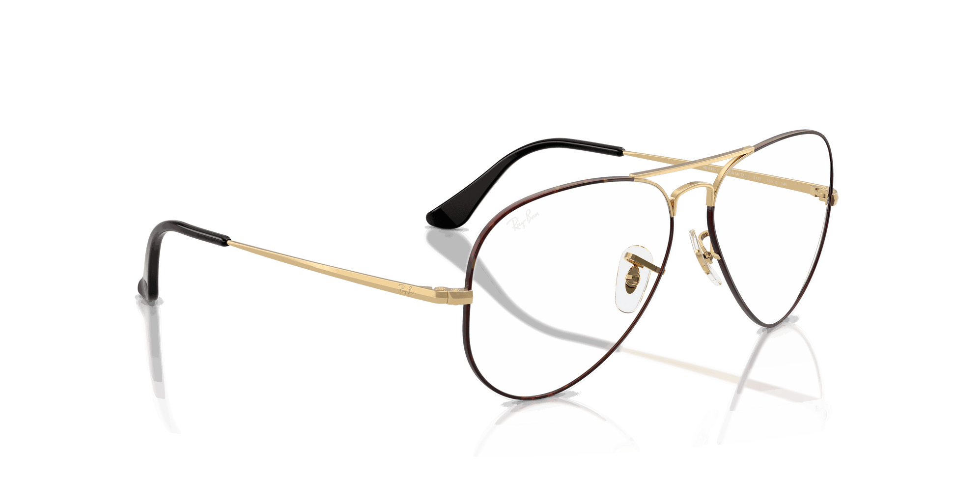 [Clear Lenses, Polished Black On Arista Frame]
