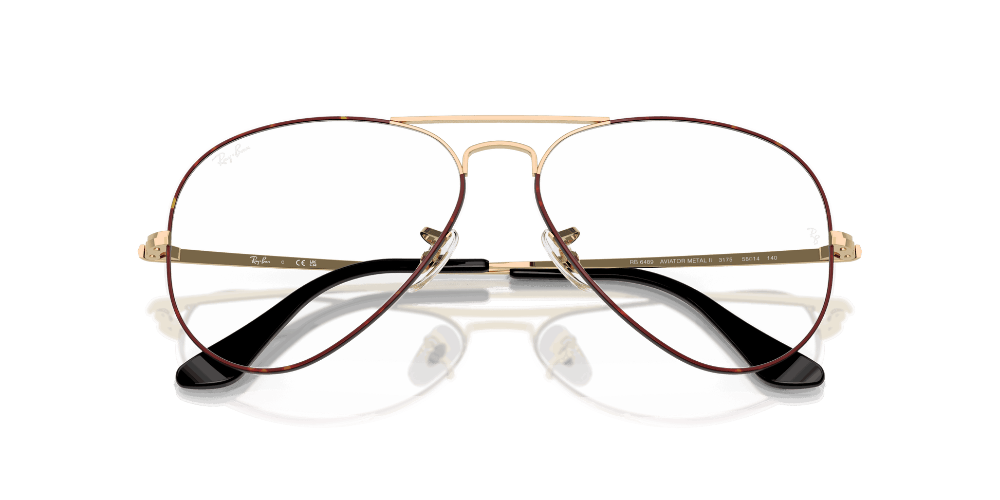 [Clear Lenses, Polished Black On Arista Frame]