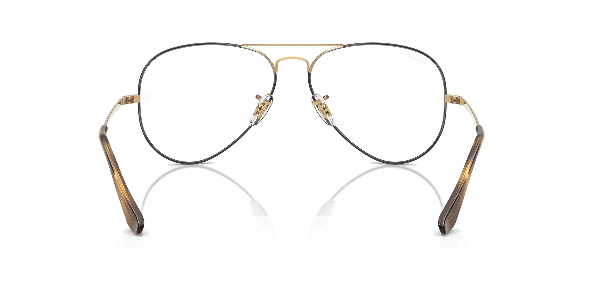 [Clear Lenses, Polished Havana On Arista Frame]