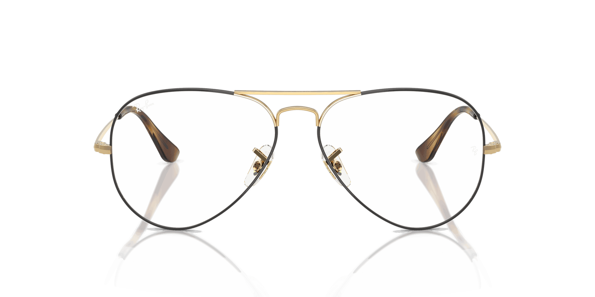 [Clear Lenses, Polished Havana On Arista Frame]
