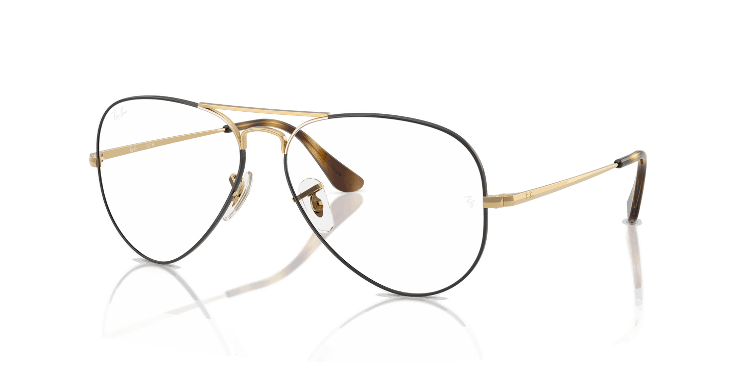 [Clear Lenses, Polished Havana On Arista Frame]