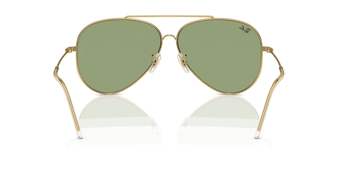 [Green Lenses, Polished Arista Gold Frame]