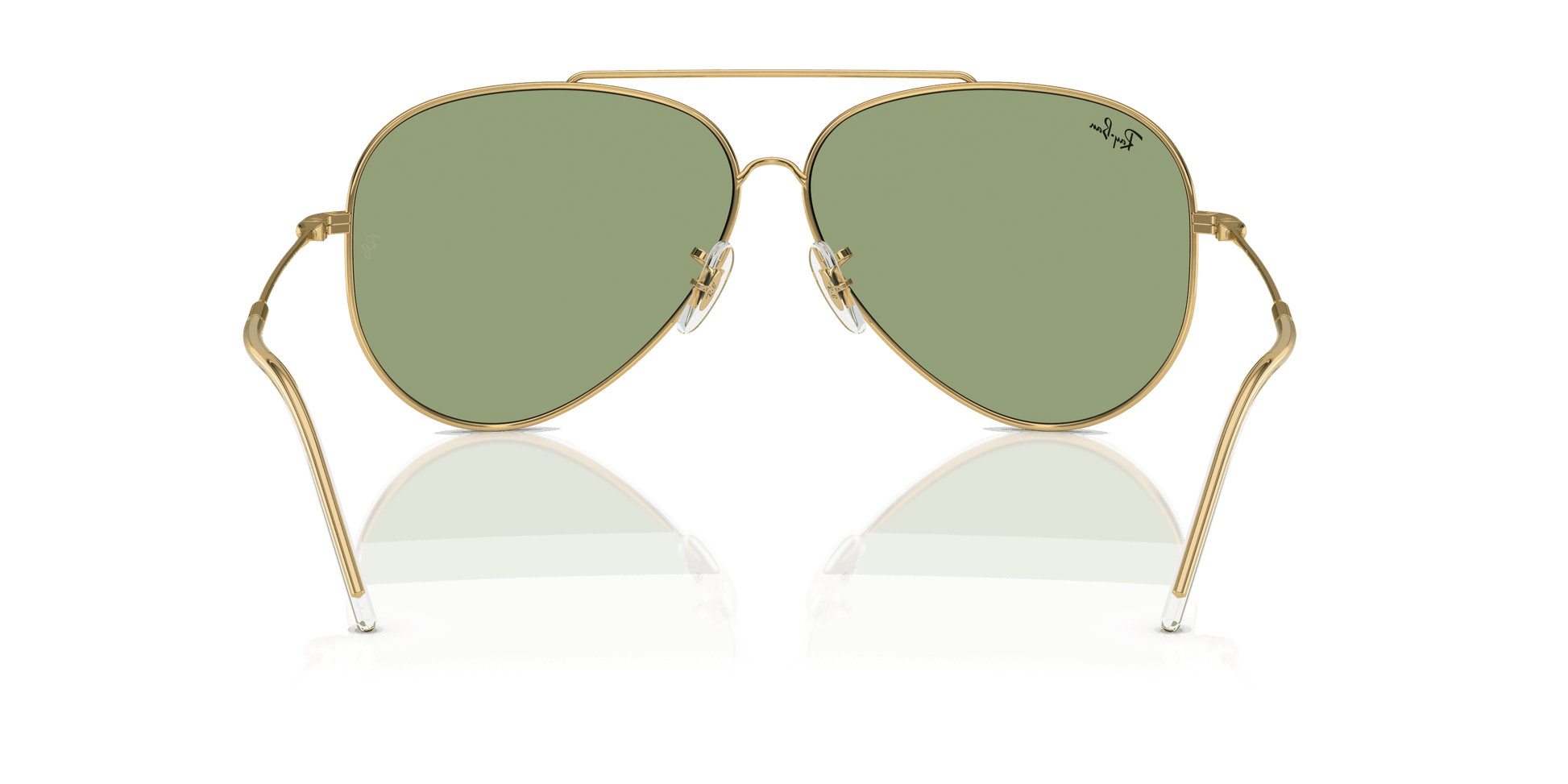 [Green Lenses, Polished Arista Gold Frame]