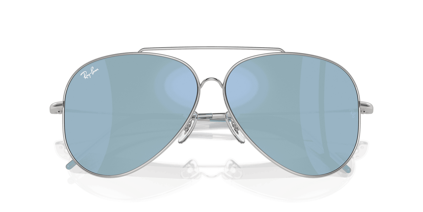 [Light Blue Lenses, Polished Silver Frame]