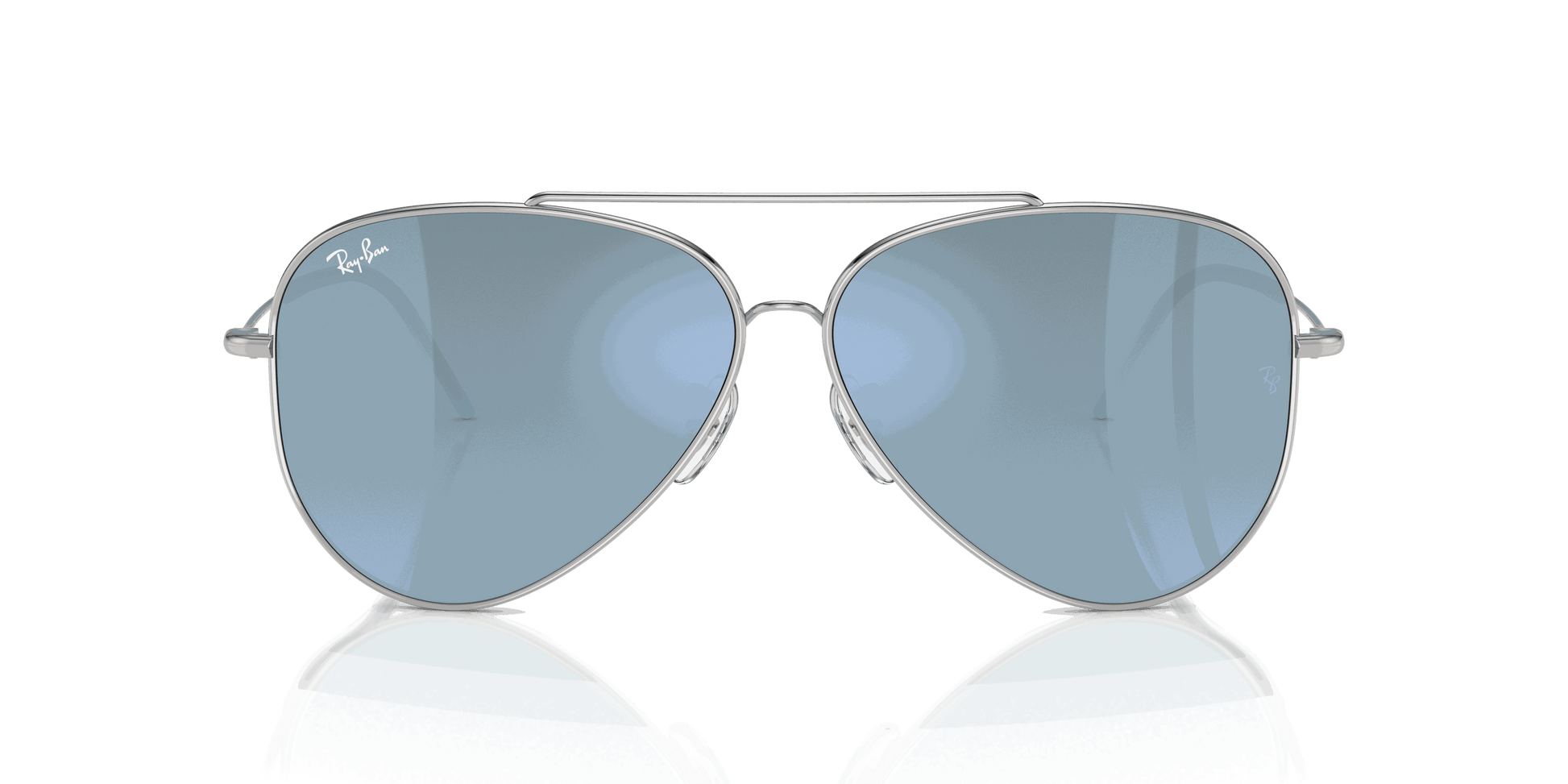 [Light Blue Lenses, Polished Silver Frame]