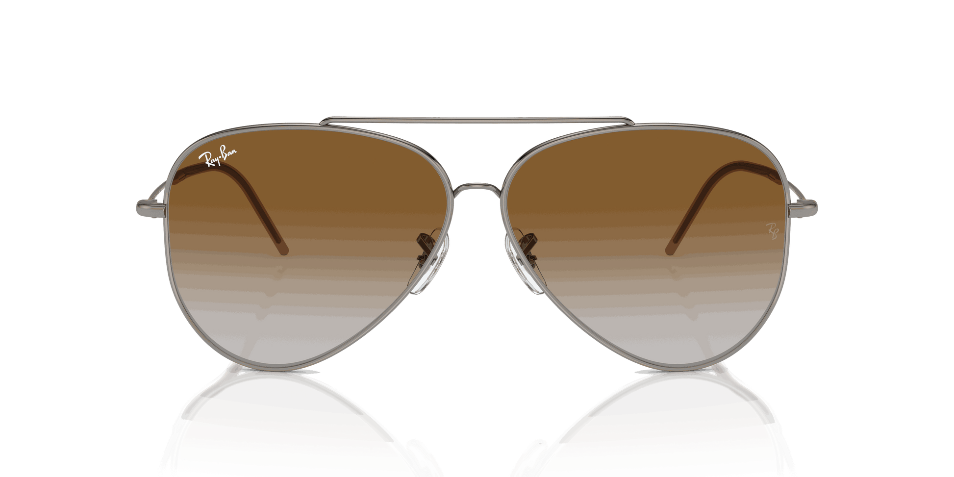 [Brown Lenses, Polished Gunmetal Frame]