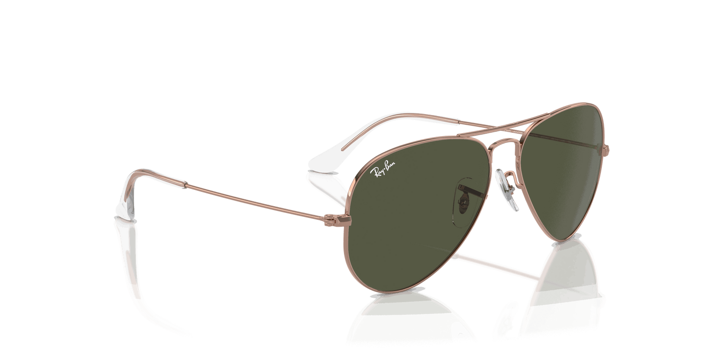 [Green Lenses, Polished Rose Gold Frame]