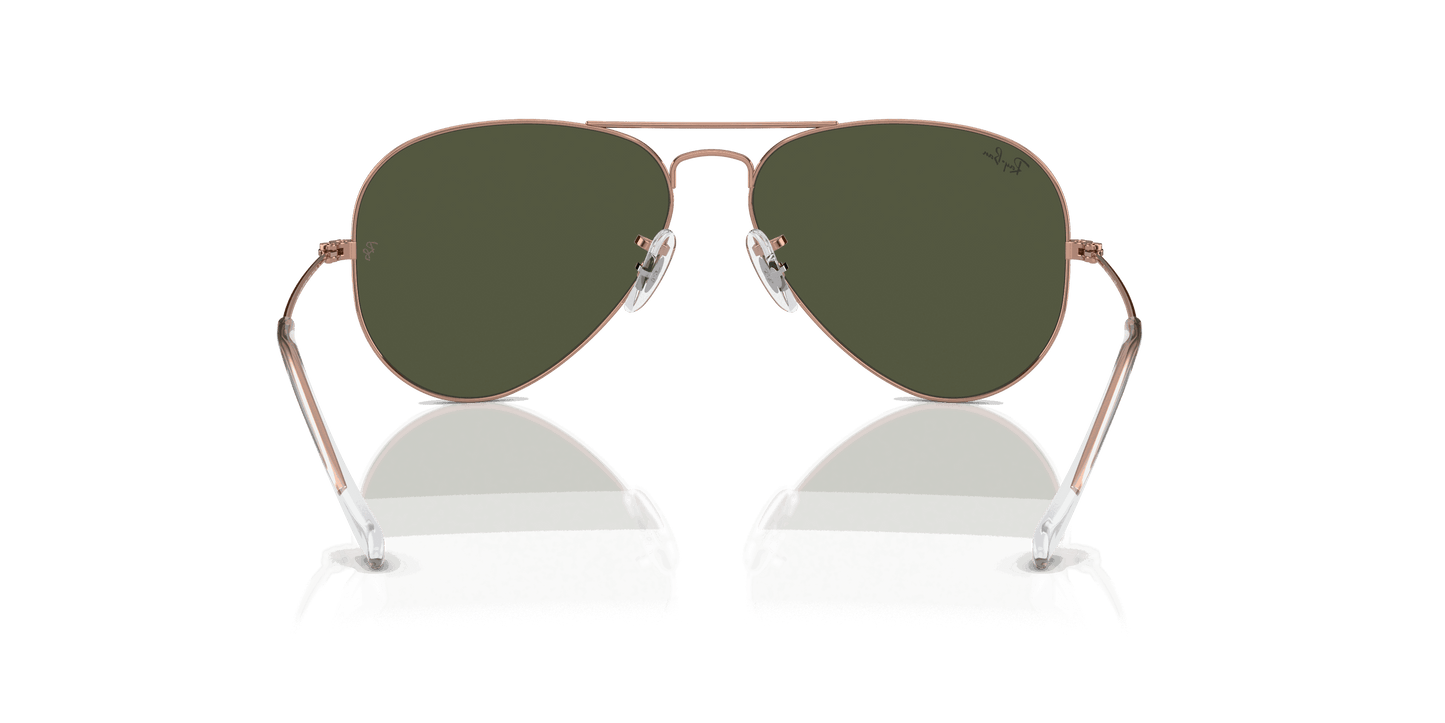 [Green Lenses, Polished Rose Gold Frame]