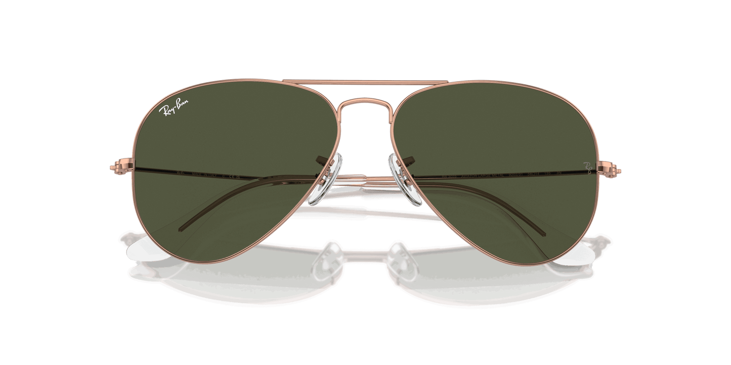 [Green Lenses, Polished Rose Gold Frame]