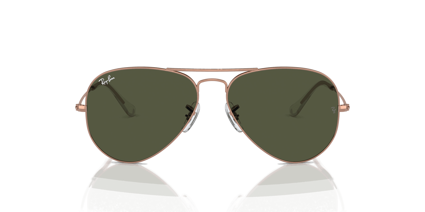 [Green Lenses, Polished Rose Gold Frame]