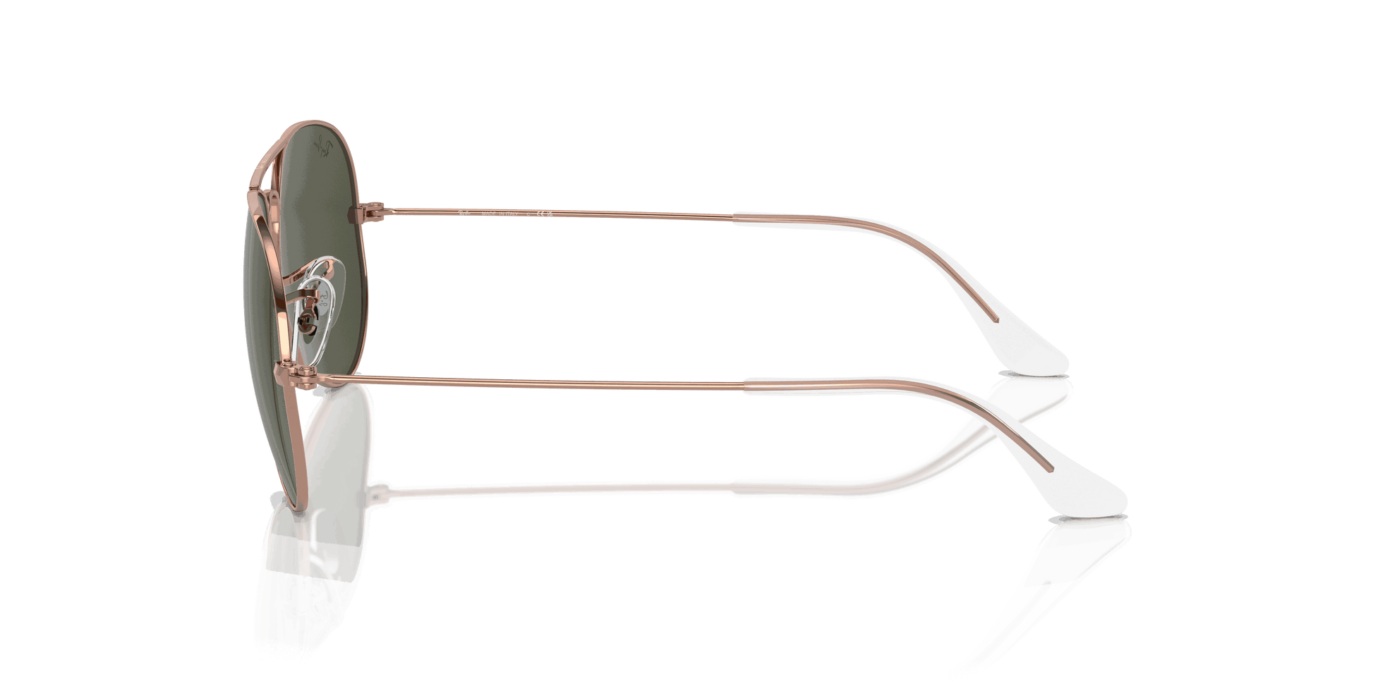 [Green Lenses, Polished Rose Gold Frame]