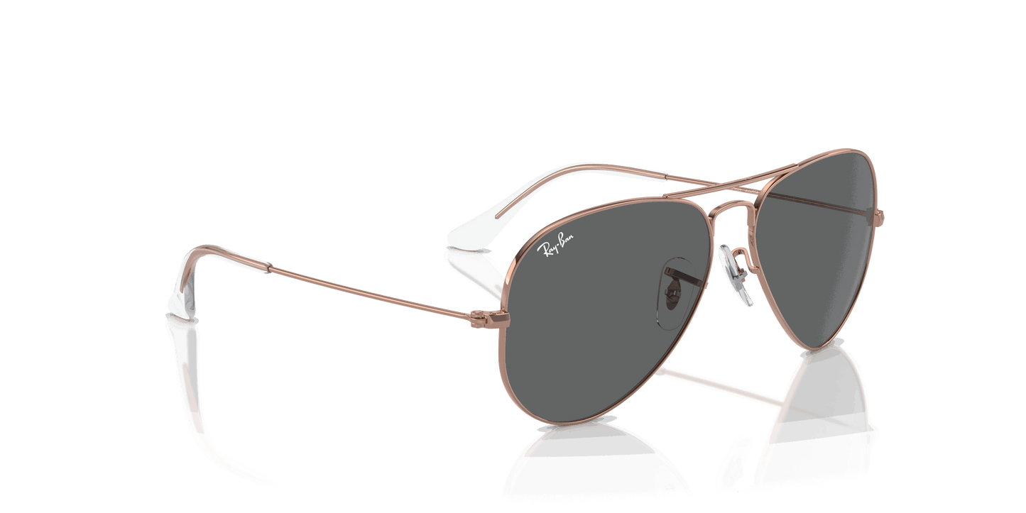 [Dark Grey Lenses, Polished Rose Gold Frame]