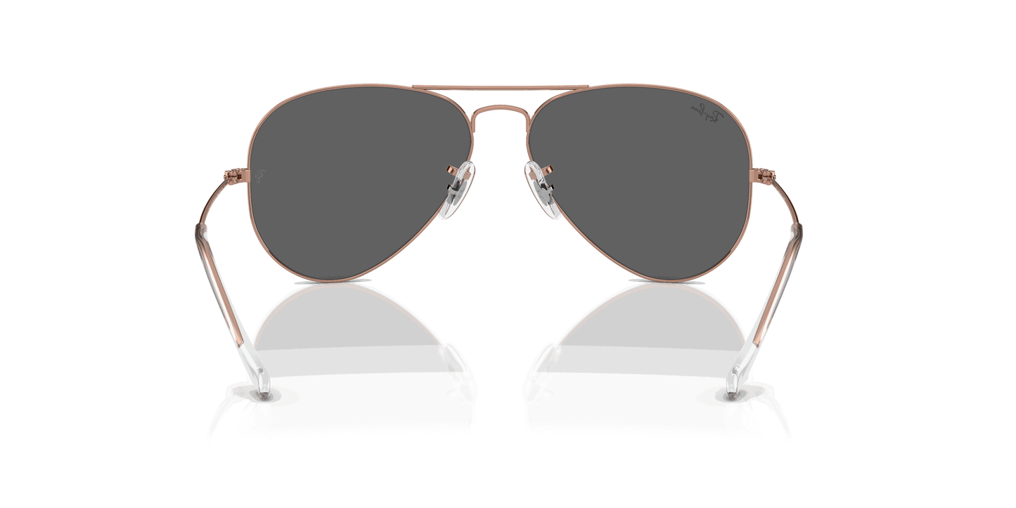 [Dark Grey Lenses, Polished Rose Gold Frame]