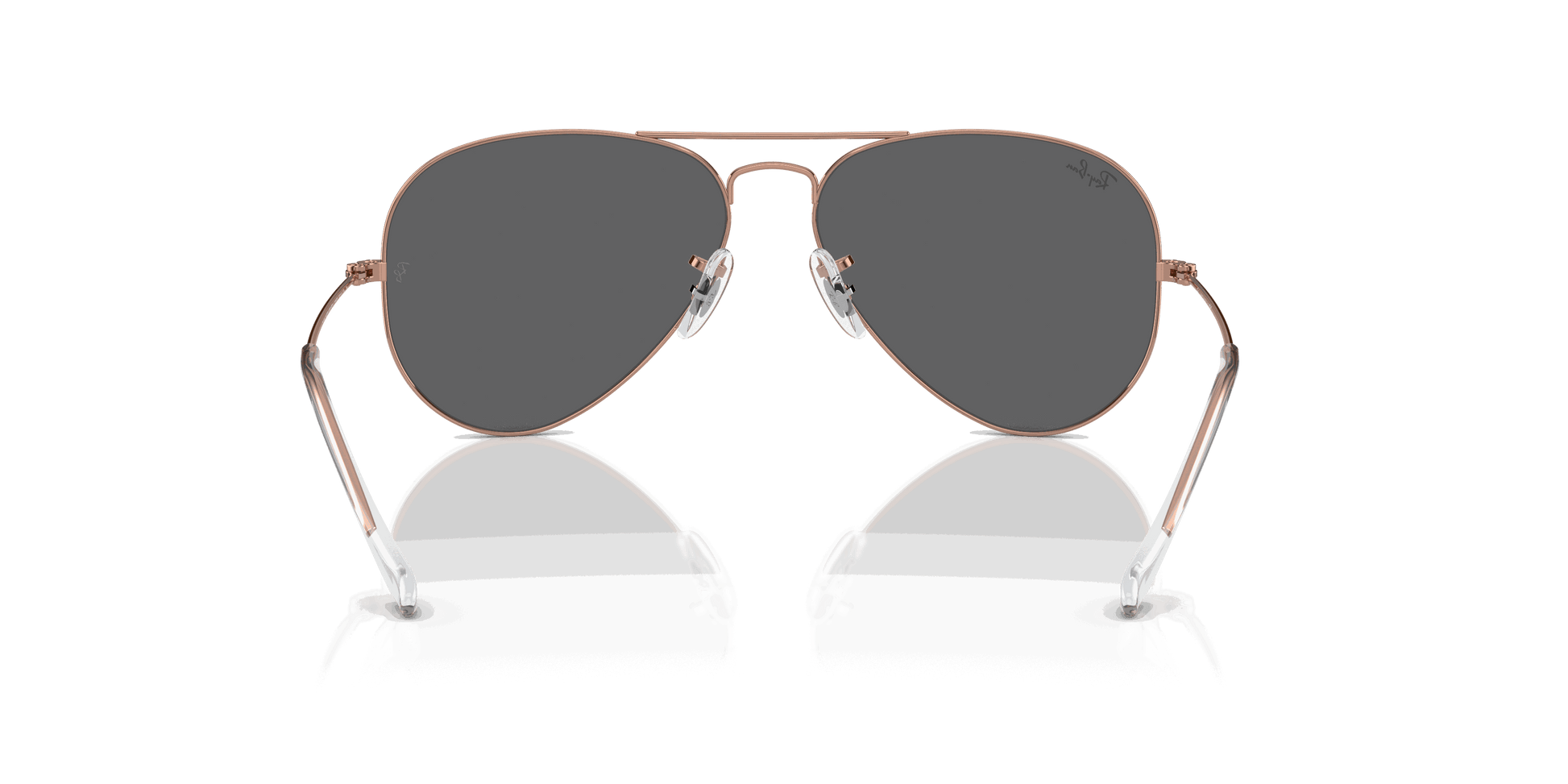 [Dark Grey Lenses, Polished Rose Gold Frame]