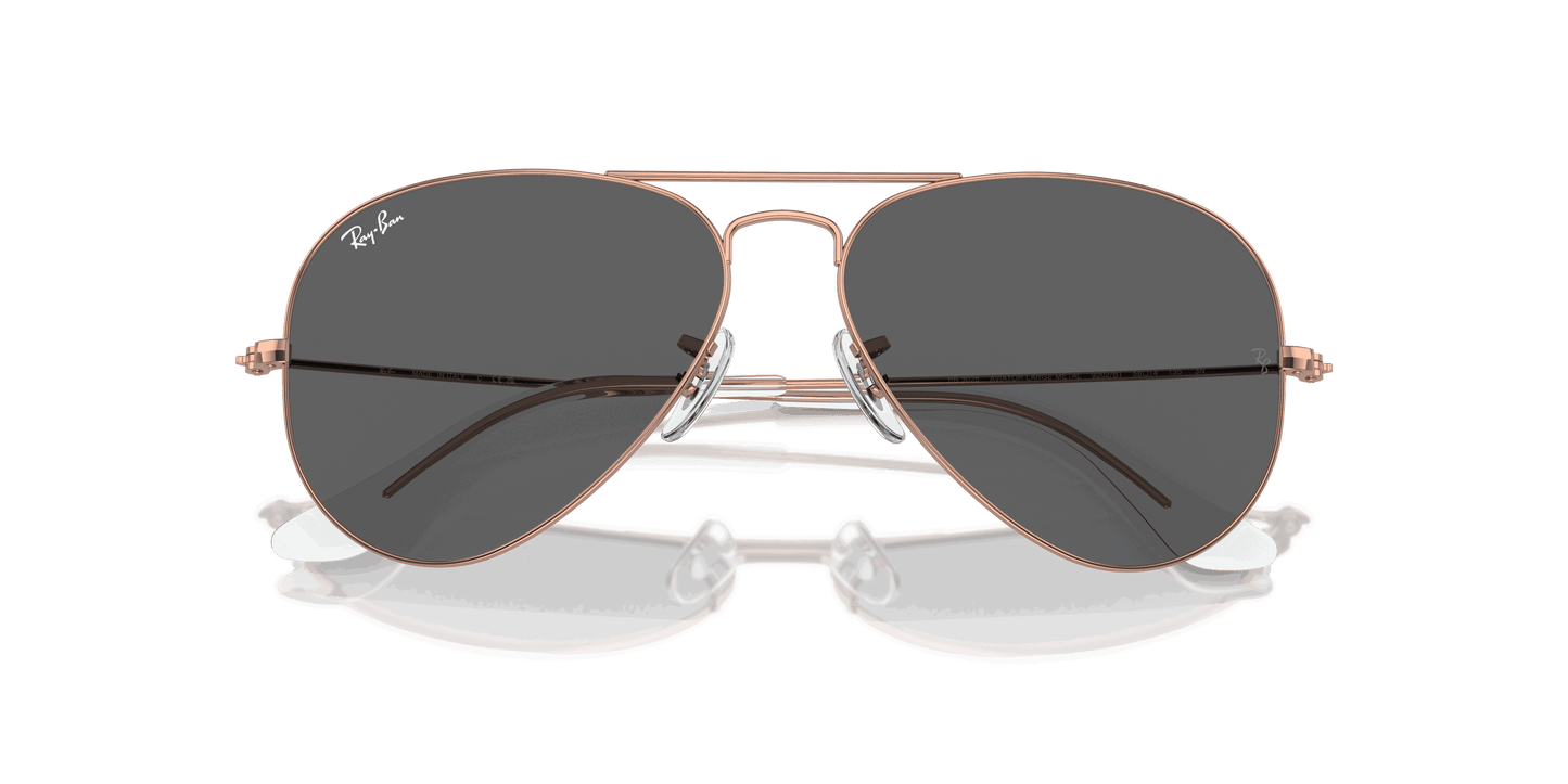 [Dark Grey Lenses, Polished Rose Gold Frame]