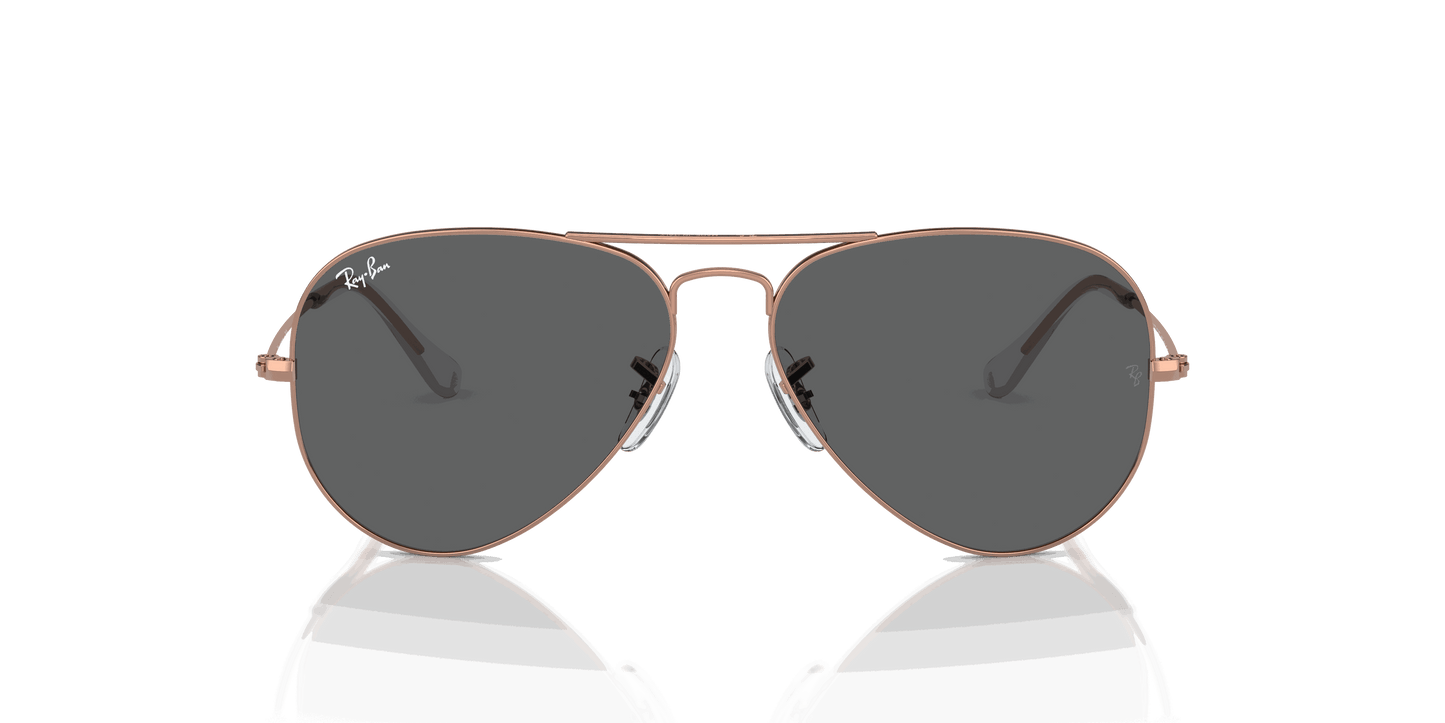 [Dark Grey Lenses, Polished Rose Gold Frame]