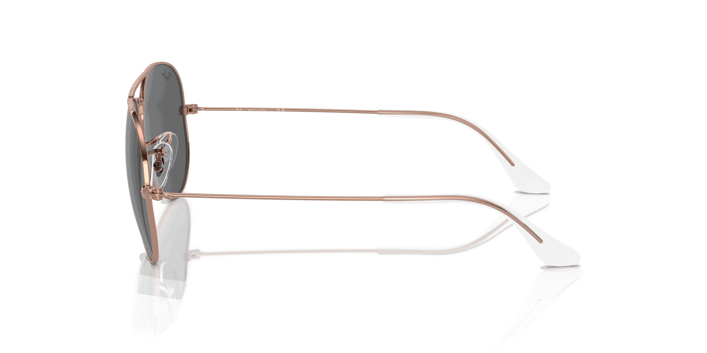 [Dark Grey Lenses, Polished Rose Gold Frame]