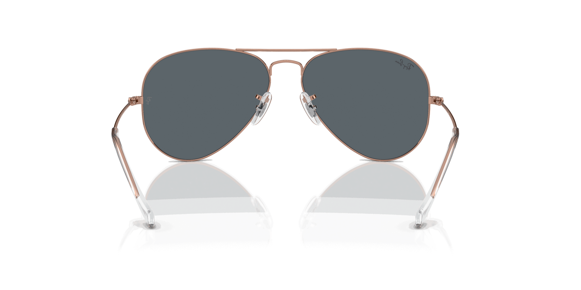 [Blue Lenses, Polished Rose Gold Frame]