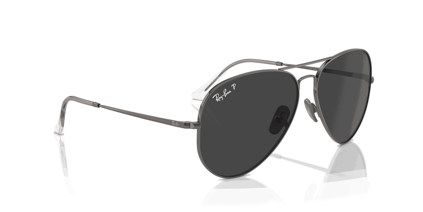 [Black Lenses, Polished Gunmetal Frame]