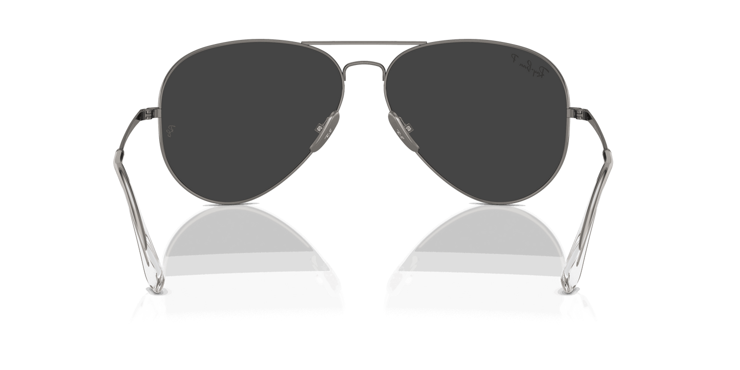 [Black Lenses, Polished Gunmetal Frame]