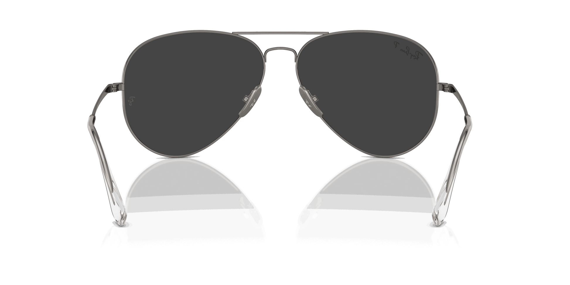 [Black Lenses, Polished Gunmetal Frame]