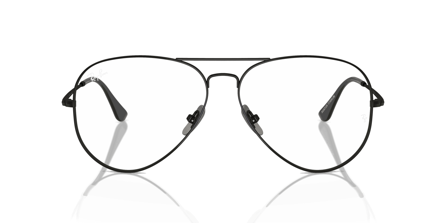 [Clear Lenses, Polished Black Frame]