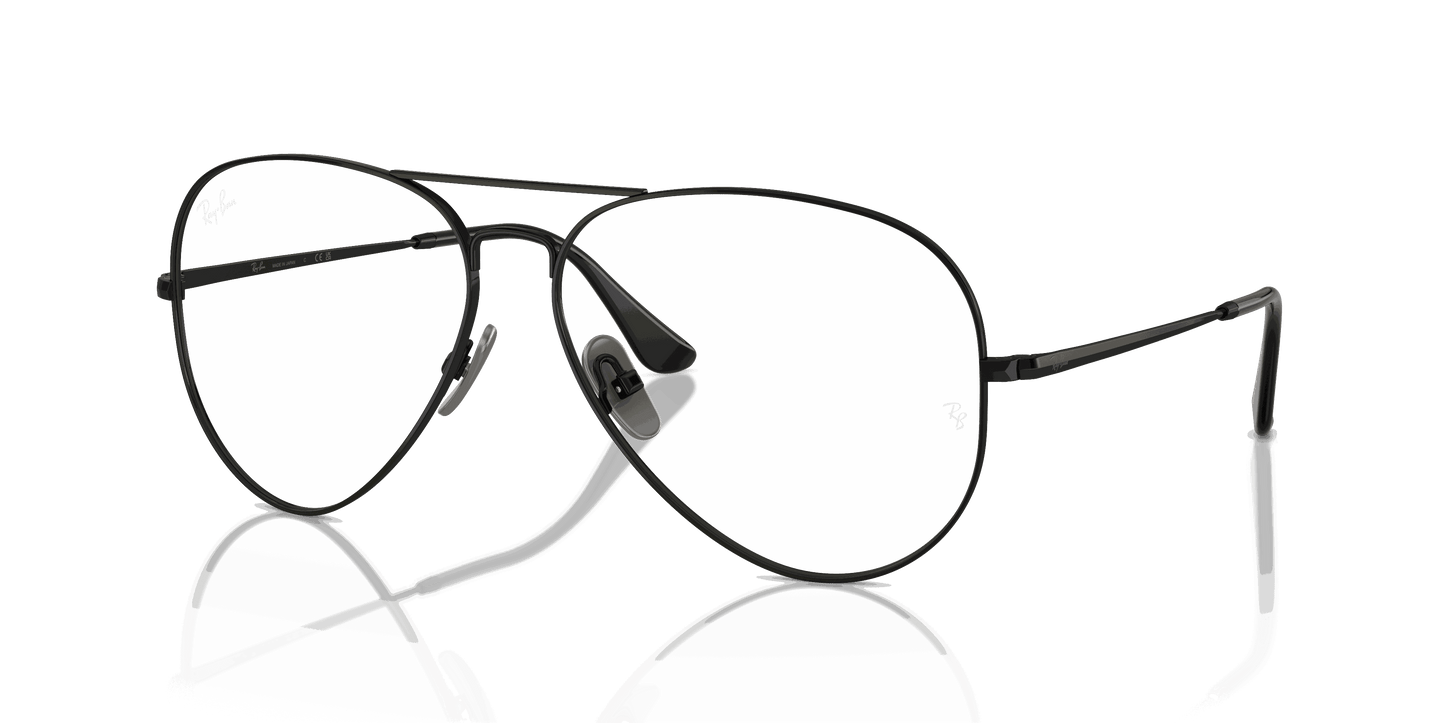 [Clear Lenses, Polished Black Frame]