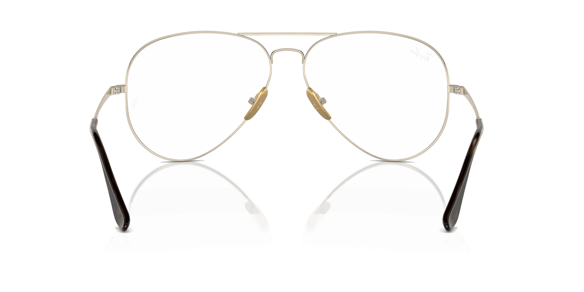 [Clear Lenses, Polished Arista Gold Frame]