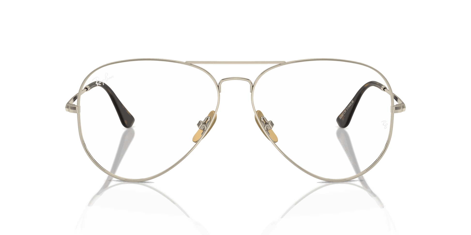 [Clear Lenses, Polished Arista Gold Frame]