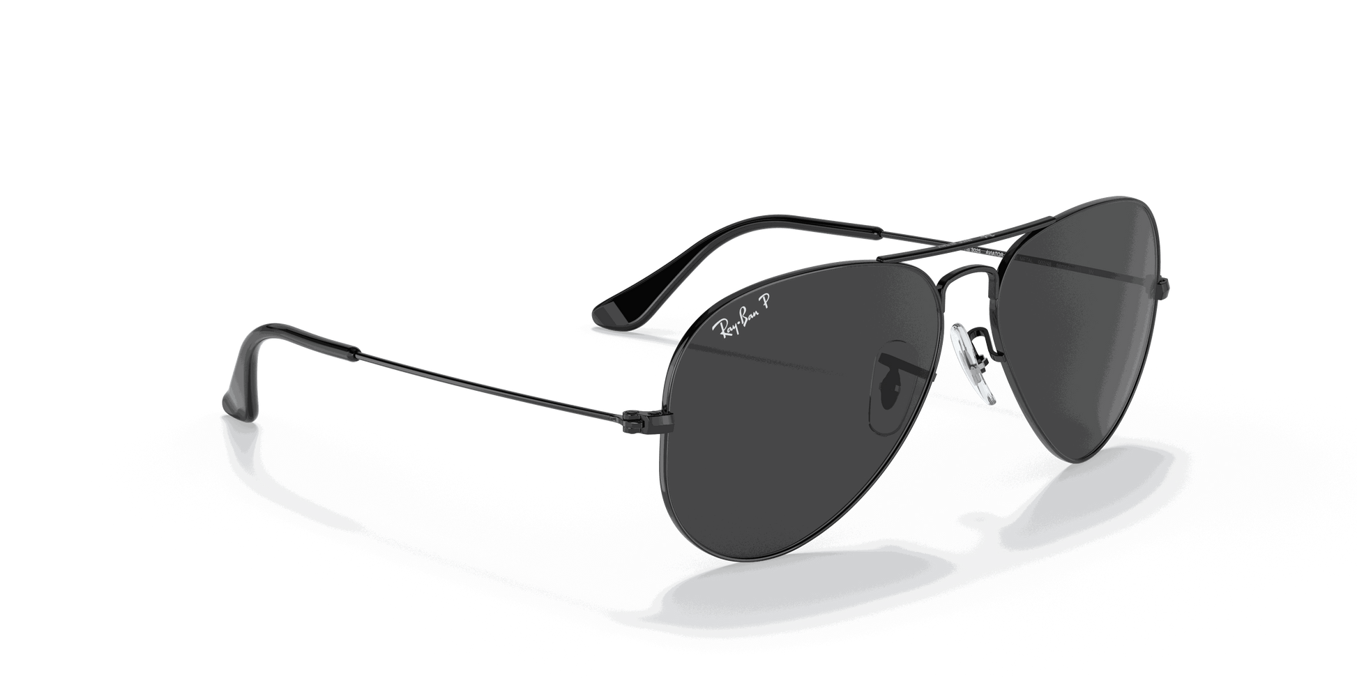 [Black Lenses, Polished Black Frame]