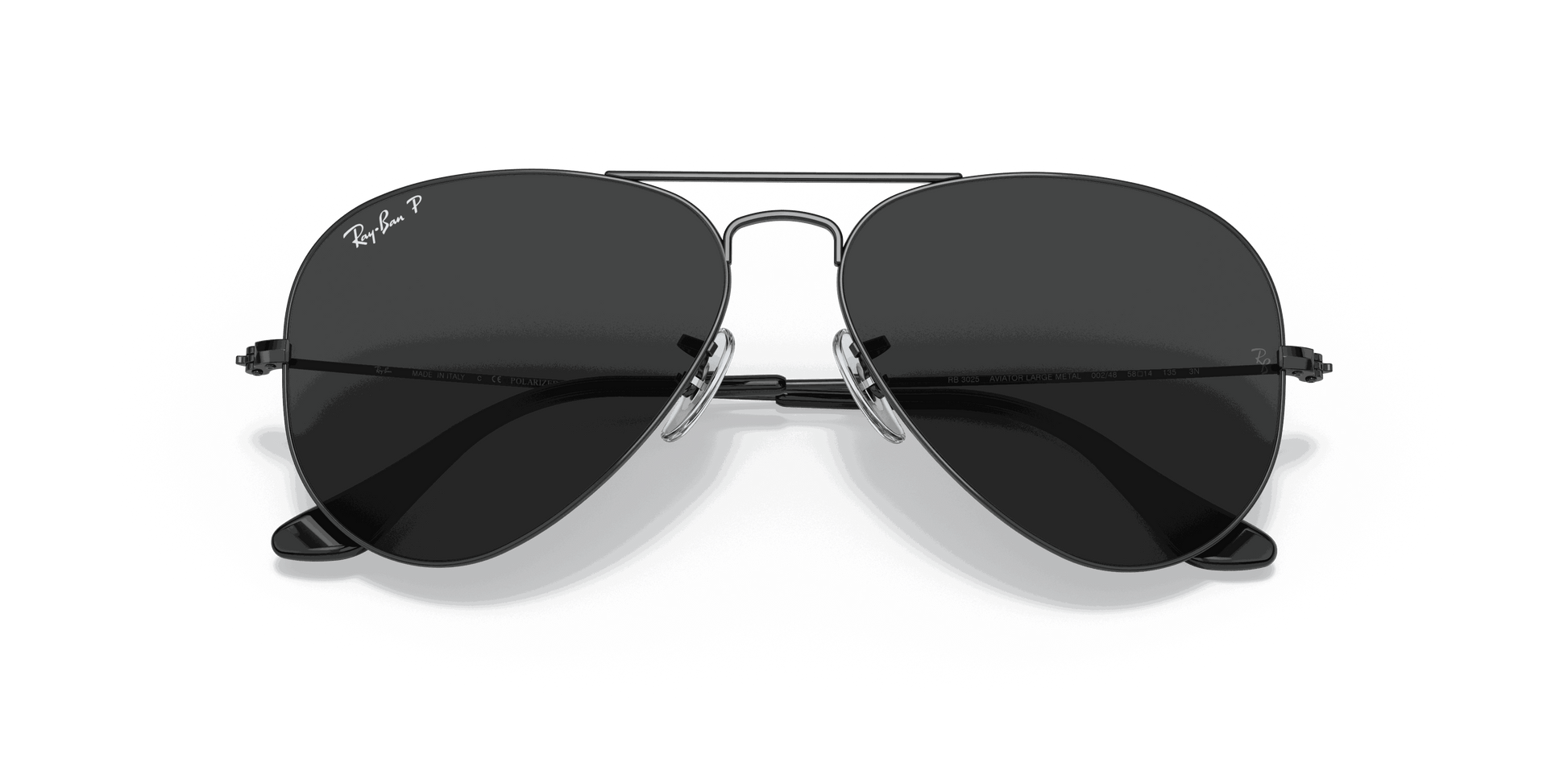 [Black Lenses, Polished Black Frame]