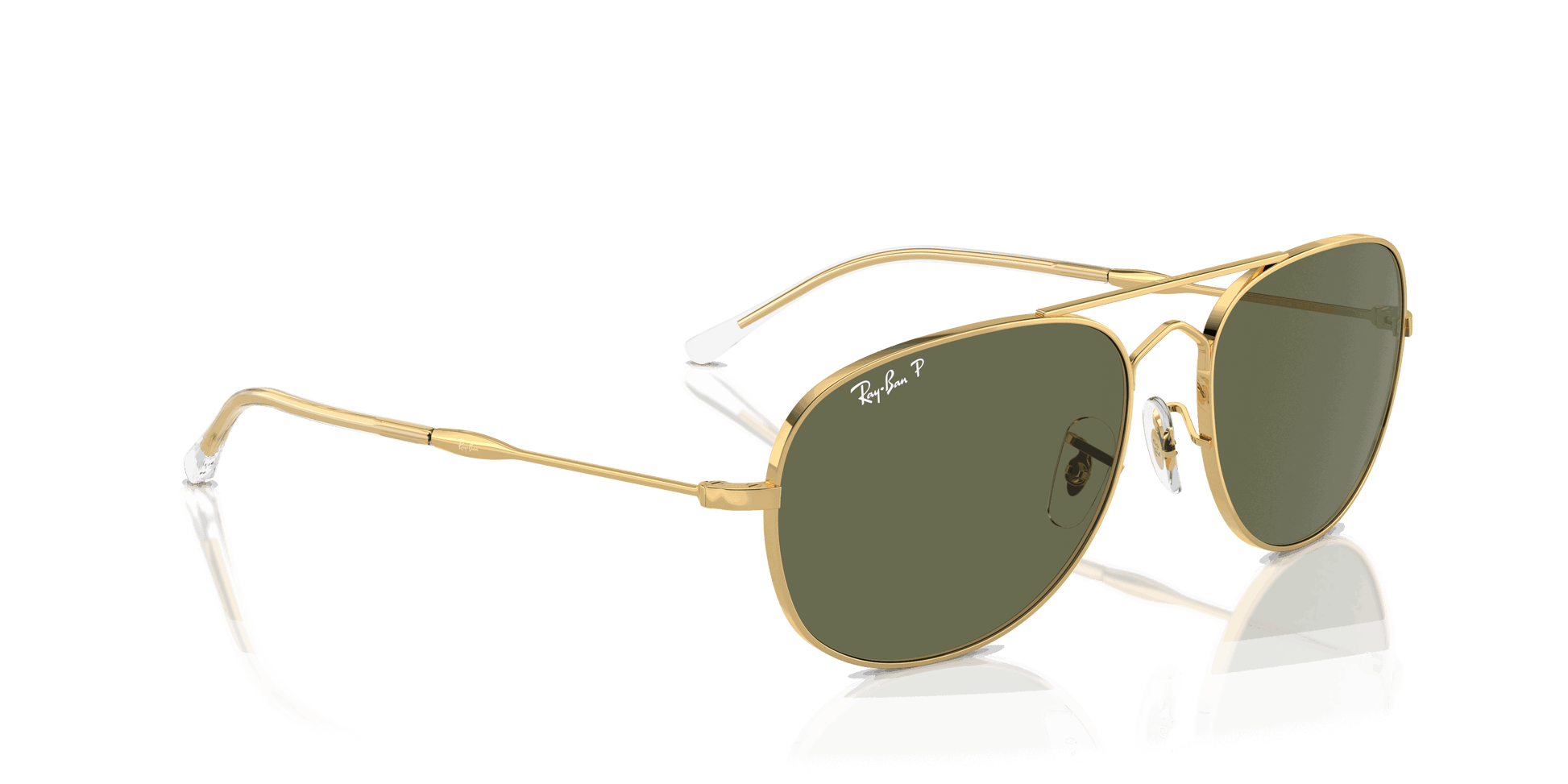 [Green Lenses, Polished Arista Gold Frame]