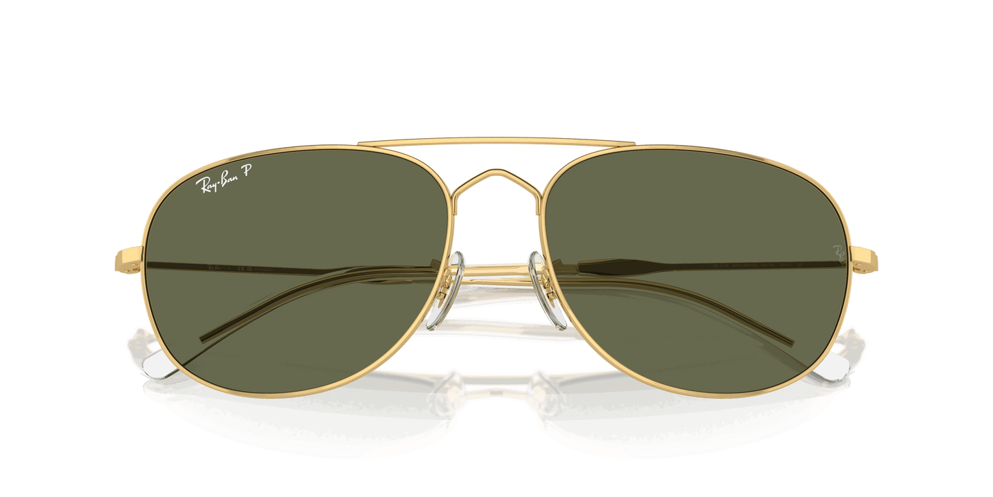 [Green Lenses, Polished Arista Gold Frame]