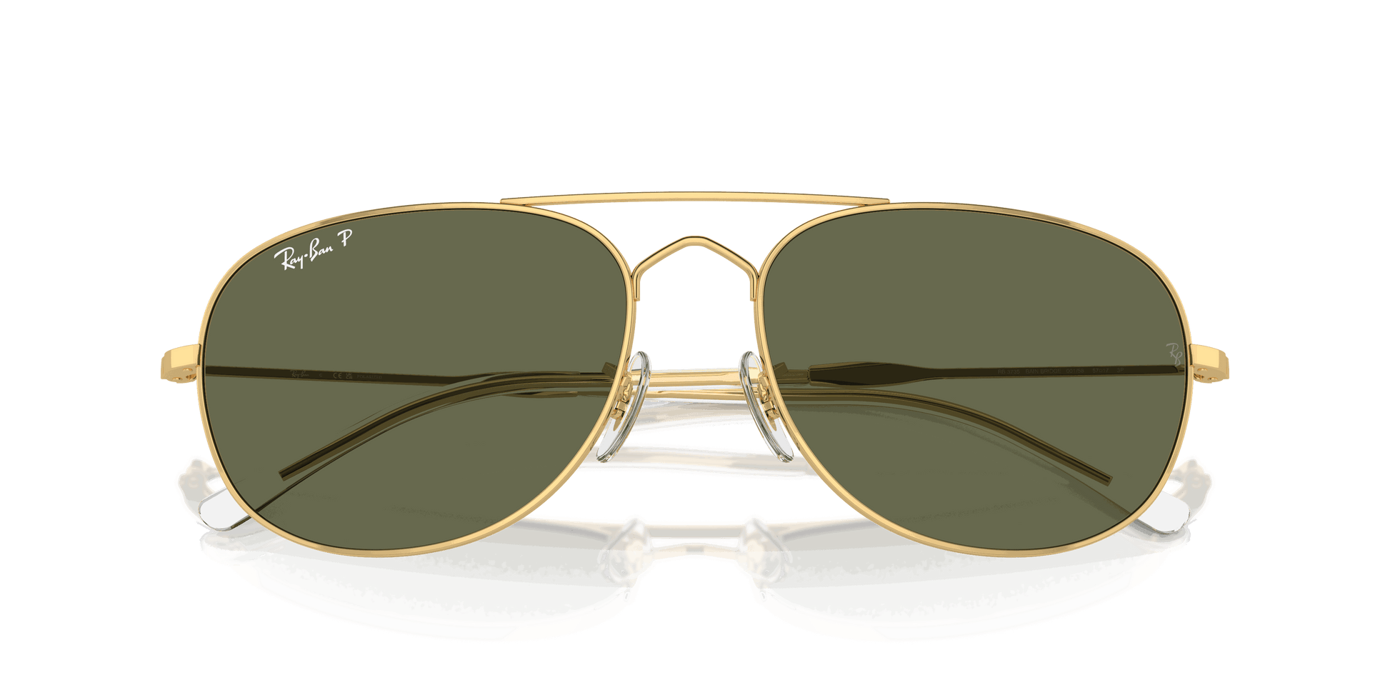 [Green Lenses, Polished Arista Gold Frame]