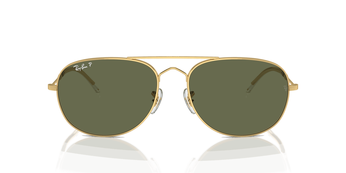 [Green Lenses, Polished Arista Gold Frame]