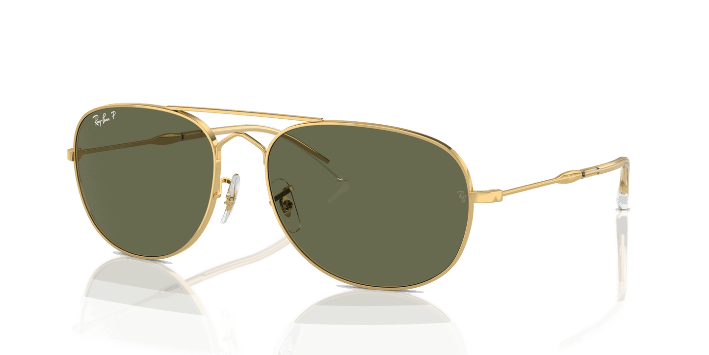 [Green Lenses, Polished Arista Gold Frame]