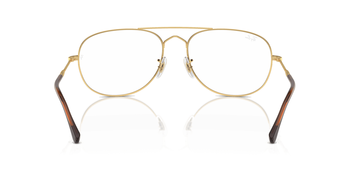 [Clear Lenses, Polished Arista Gold Frame]