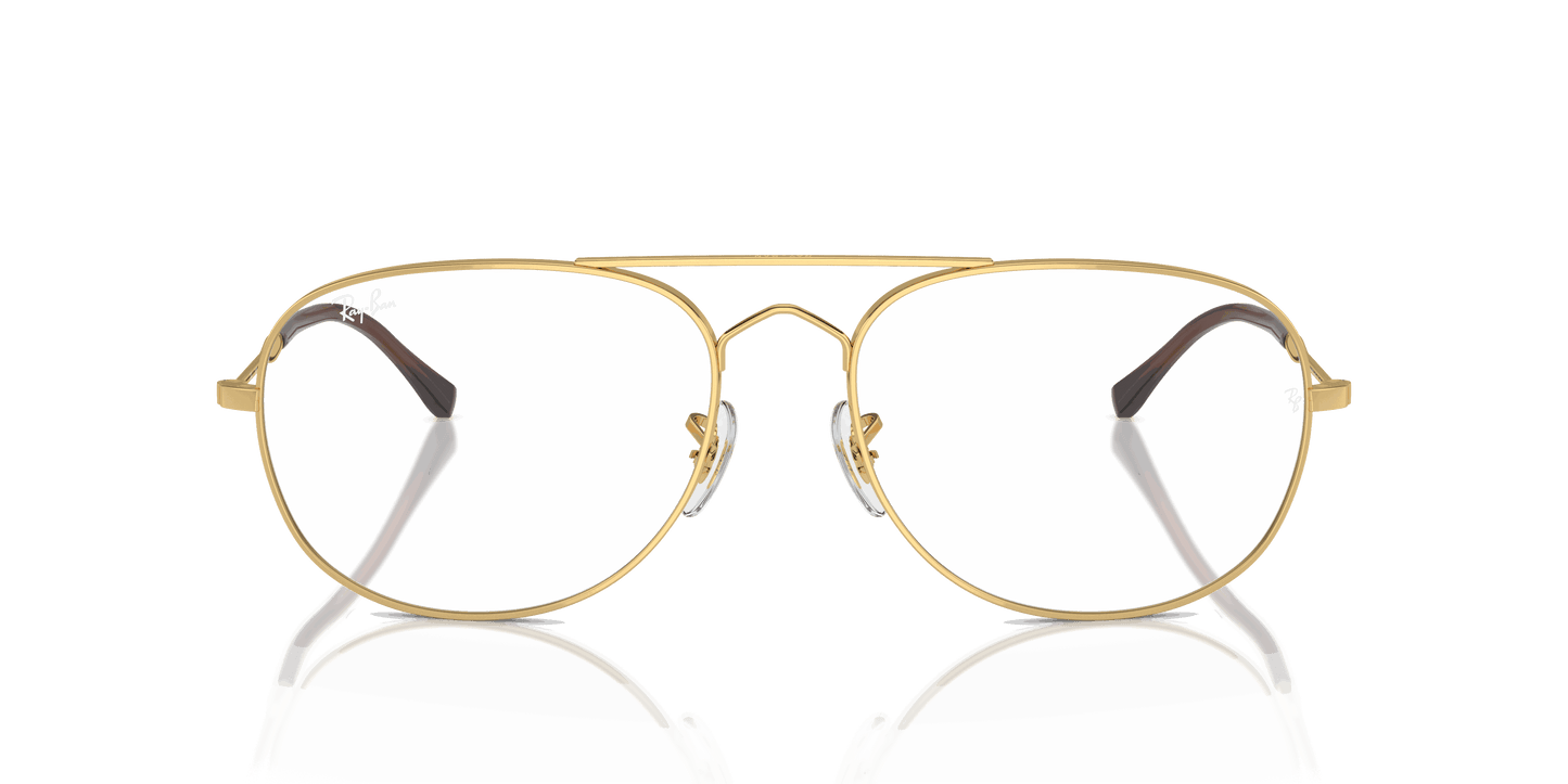 [Clear Lenses, Polished Arista Gold Frame]