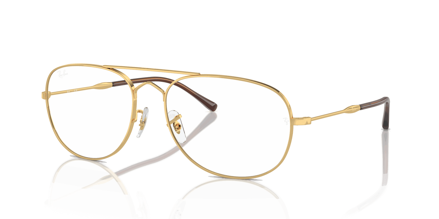 [Clear Lenses, Polished Arista Gold Frame]