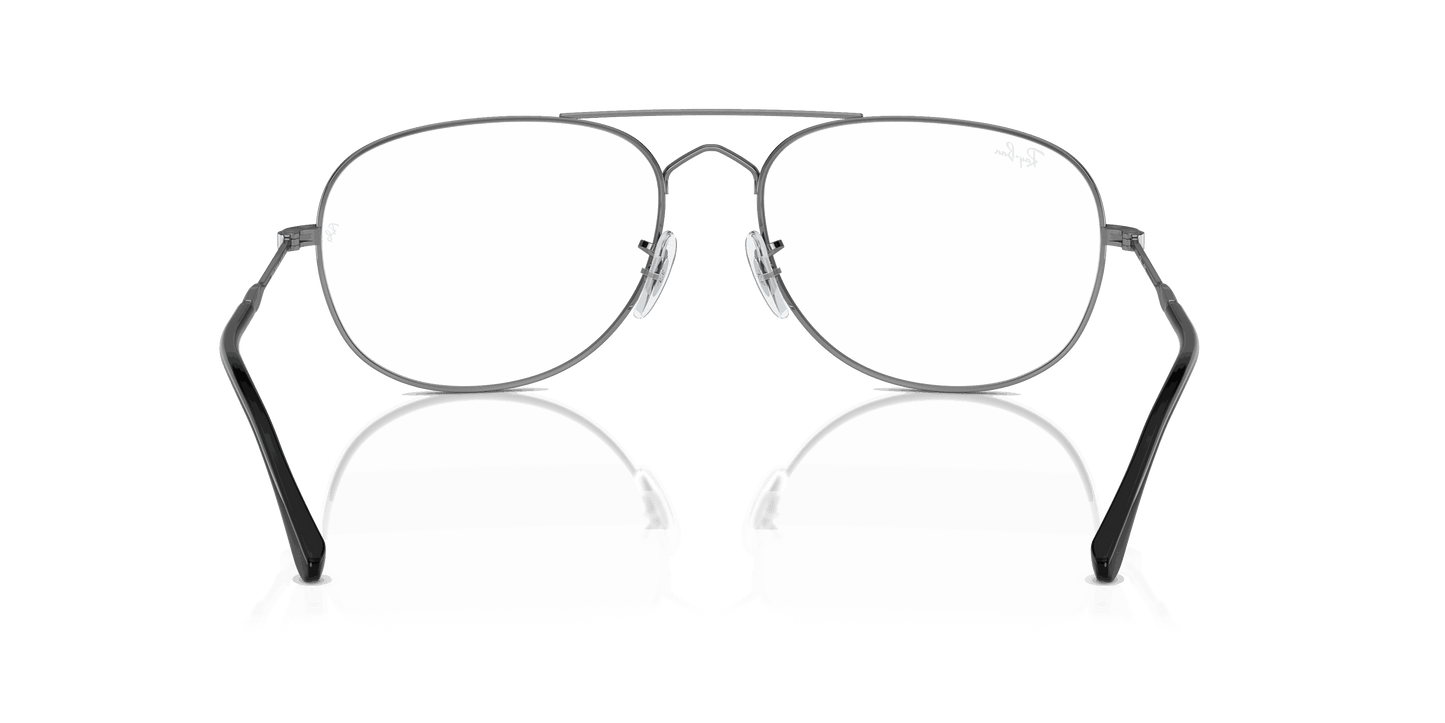 [Clear Lenses, Polished Gunmetal Frame]