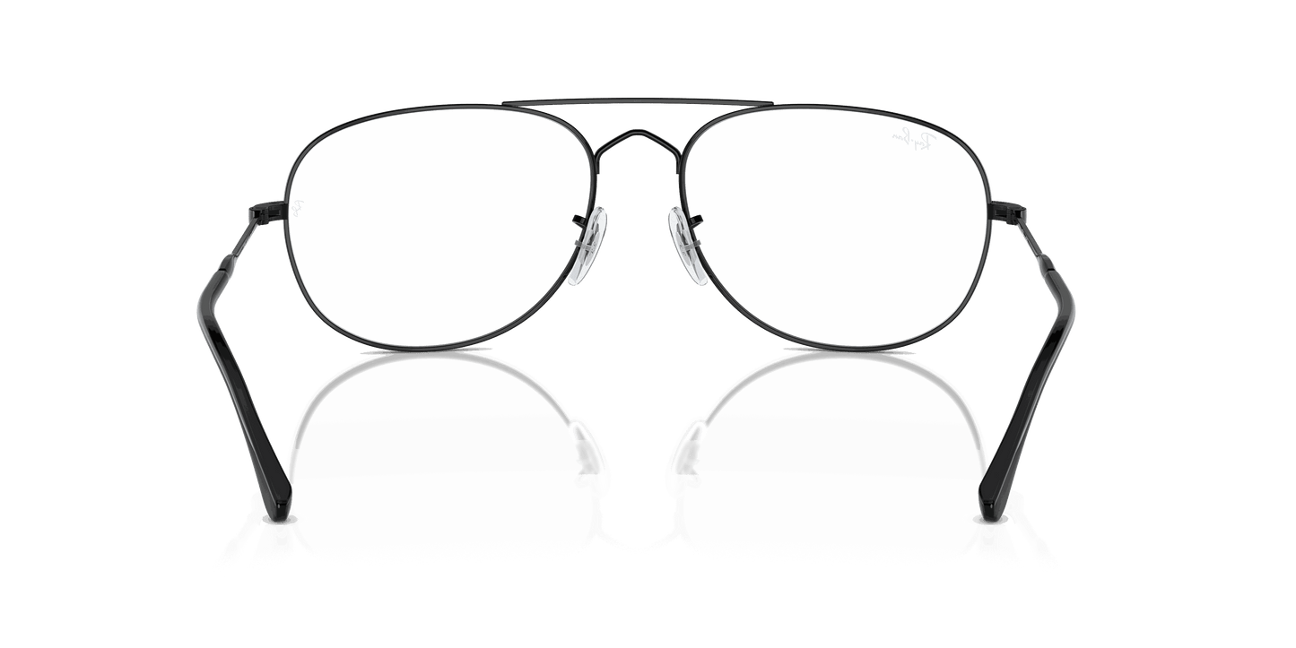 [Clear Lenses, Polished Black Frame]