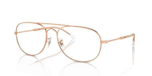 [Clear Lenses, Polished Rose Gold Frame]