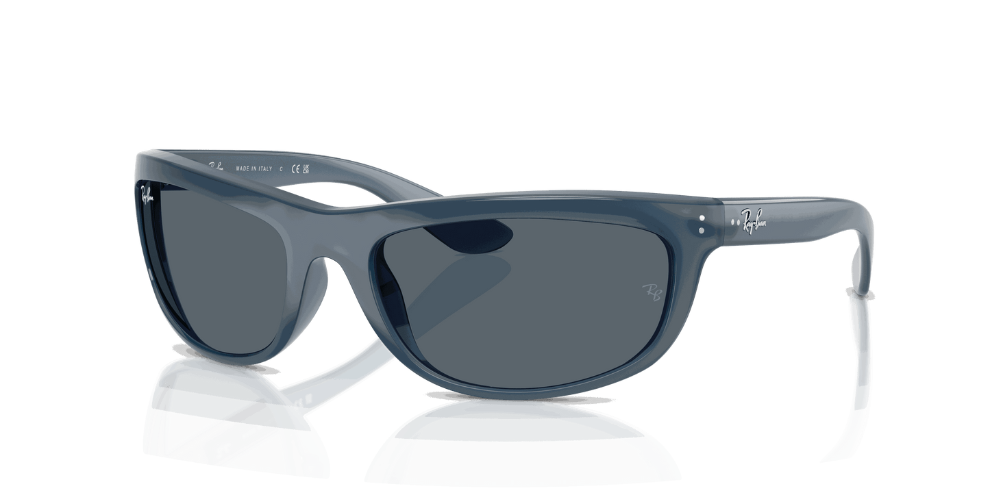 [Blue Lenses, Matte Opal Blue Frame]