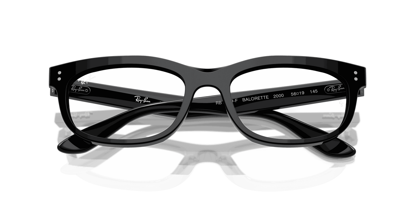 [Clear Lenses, Polished Black Frame]