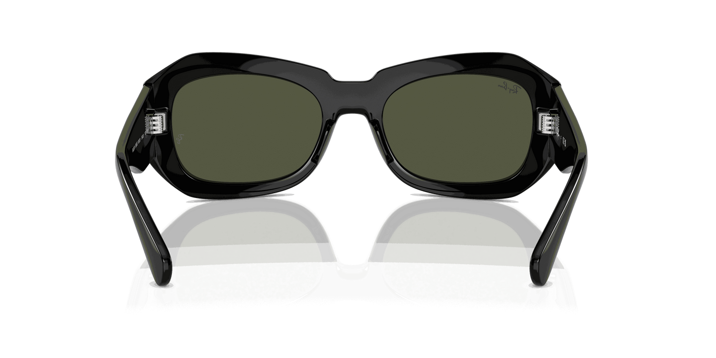 [Green Lenses, Polished Black Frame]